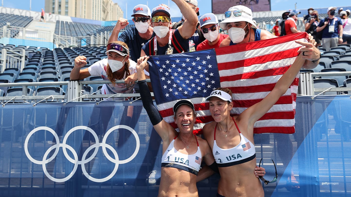 Alix Klineman And April Ross Dominate Switzerland To Play For Gold